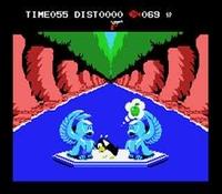 une photo d'Ã©cran de Penguin Adventure sur MSX